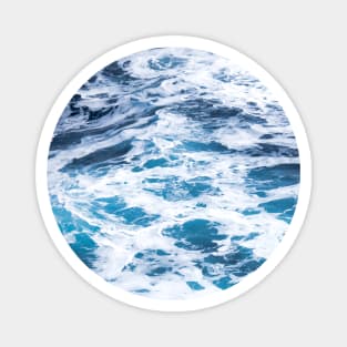 Blue ocean waves Magnet